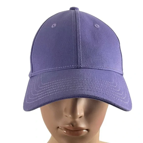 Ponyback Purple Stretch Fit Baseball Cap XS / Small Ponytail Hat - Picture 3 of 12